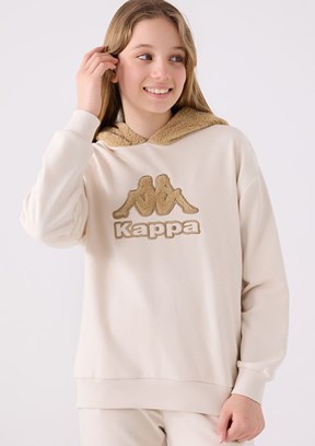 Kappa Bej Kız Çocuk Baskılı Sweatshirt