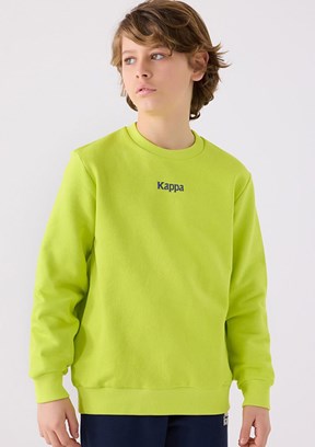Kappa Fıstık Yeşili Erkek Çocuk Baskılı Sweatshirt