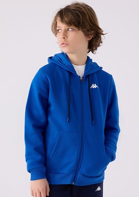 Kappa Cobalt Erkek Çocuk Fermuarlı Sweatshirt