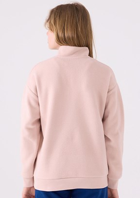 KAPPA Pembe Kız Çocuk Baskılı Sweatshirt