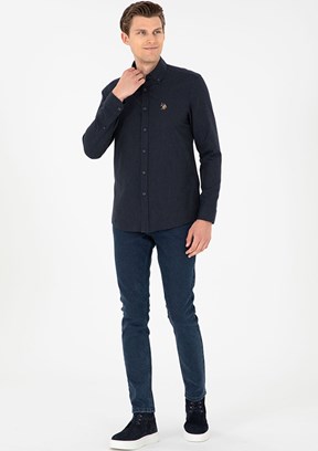 US POLO ASSN Mavi Erkek Slim Jean Pantolon