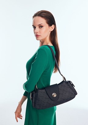 US POLO ASSN Siyah Kadın Kol Çantası