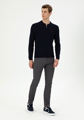 US POLO ASSN Antrasit Erkek Chino Pantolon