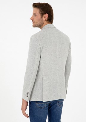 PİERRE CARDİN Gri Erkek Slim Ceket