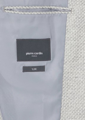 PİERRE CARDİN Gri Erkek Slim Ceket