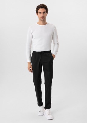 Süvari Siyah Erkek Jogger Pantolon