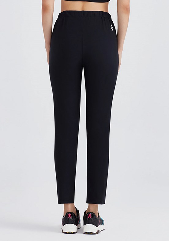Skechers Siyah Kadın Micro Collection Slim Woven Micro Pantolon