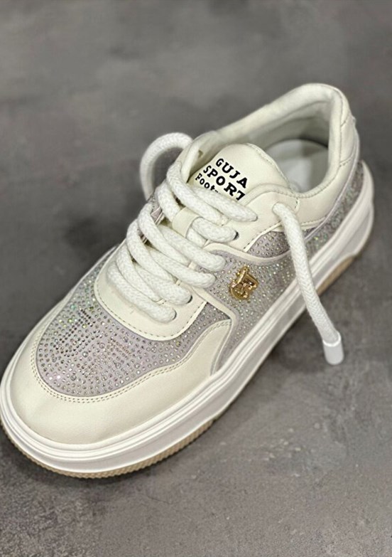 GUJA - 24K355 Kadın Beyaz Casual Ayakkabı
