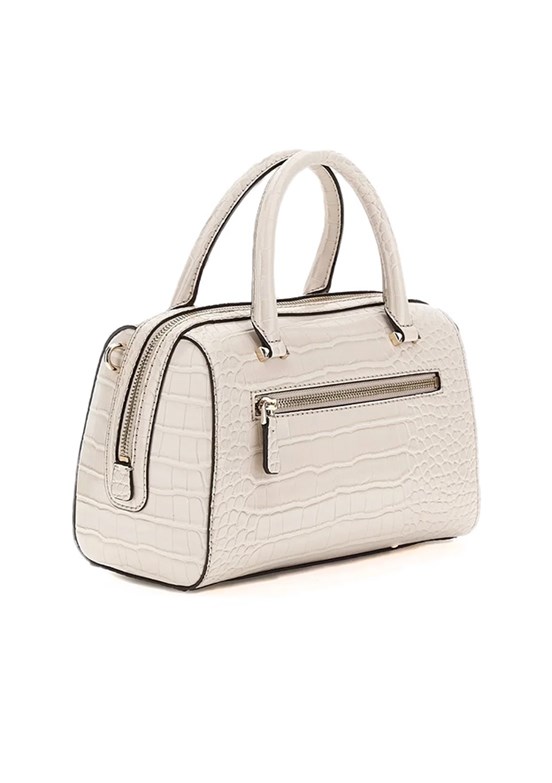 GUESS NELKA BOX SATCHEL - HWCG9307050 Kadın Taş Omuz Çantası