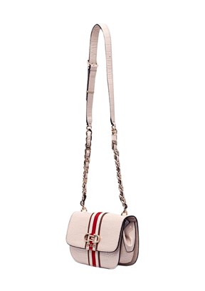GUESS NELKA CROSSBODY FLAP - HWCG9307200 Kadın Taş Çapraz Çanta