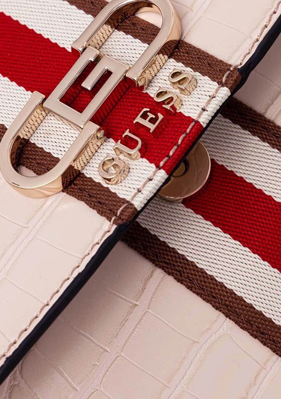 GUESS NELKA CROSSBODY FLAP - HWCG9307200 Kadın Taş Çapraz Çanta