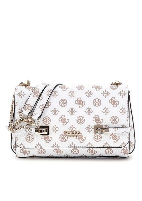 GUESS LORALEE CONVERTIBLE - HWPG9226210 Kadın Beyaz Omuz Çantası