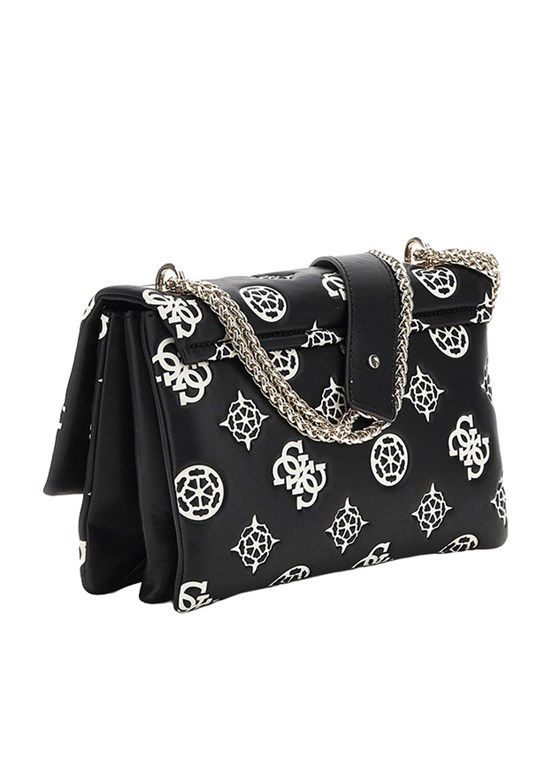 GUESS DEESA LOGO CNVRTBLE - HWPG9314210 Kadın Siyah Çapraz Çanta
