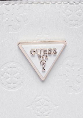 GUESS JENA ELITE LUXURY SA - HWPG9220060 Kadın Beyaz El Çantası