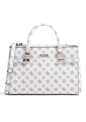 GUESS LORALEE STATUS SATCH - HWPG9226060 Kadın Beyaz El Çantası