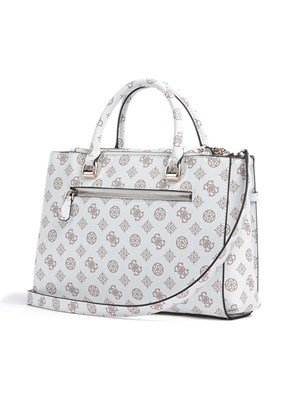 GUESS LORALEE STATUS SATCH - HWPG9226060 Kadın Beyaz El Çantası