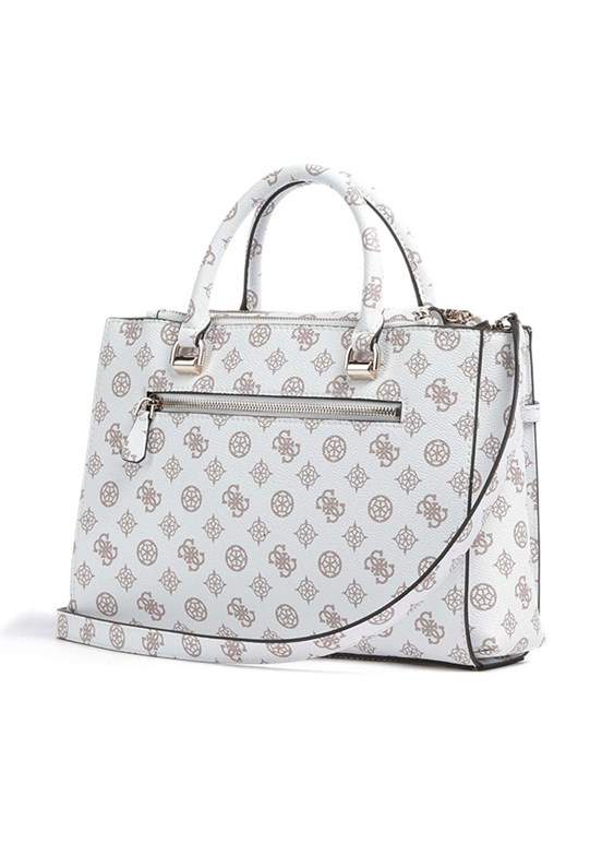GUESS LORALEE STATUS SATCH - HWPG9226060 Kadın Beyaz El Çantası