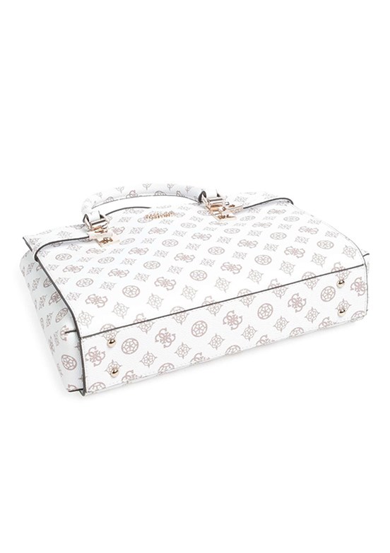 GUESS LORALEE STATUS SATCH - HWPG9226060 Kadın Beyaz El Çantası