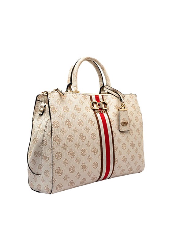GUESS NELKA STATUS SATCHEL - HWPG9307070 Kadın Bej El Çantası