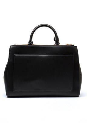 GUESS NELKA STATUS SATCHEL - HWVG9307070 Kadın Siyah El Çantası