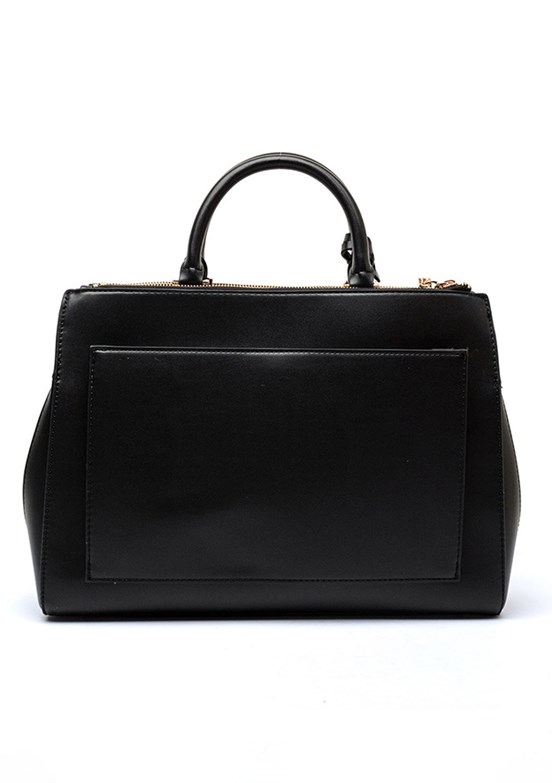 GUESS NELKA STATUS SATCHEL - HWVG9307070 Kadın Siyah El Çantası
