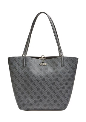 GUESS ALBY TOGGLE TOTE - HWSA7455230 Kadın Siyah El Çantası