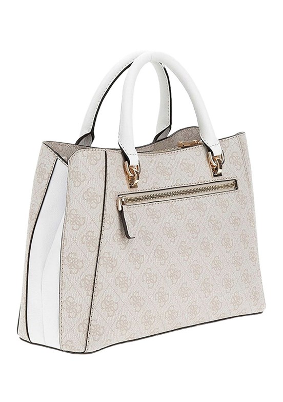 GUESS NOREEN GIRLFRIEND SA - HWSG9000060 Kadın Beyaz El Çantası