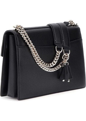 GUESS JORAH CONVERTIBLE XB - HWBG9331210 Kadın Siyah Çapraz Çanta