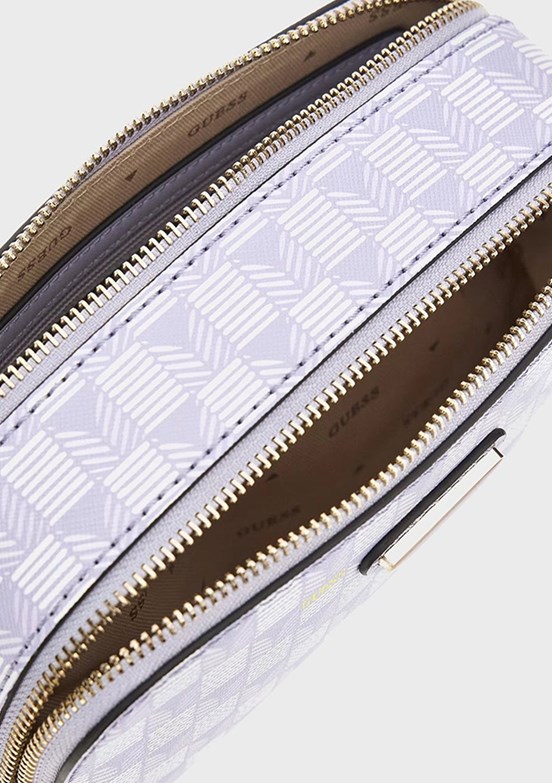 GUESS VIKKY II CROSSBODY C - HWJT9318140 Kadın Lila Çapraz Çanta