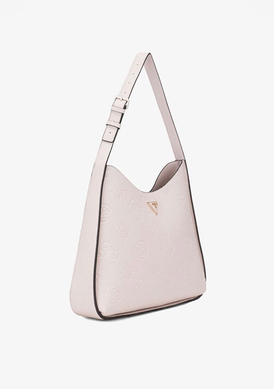GUESS KEANDRA LARGE HOBO - HWPL9323030 Kadın Krem Omuz Çantası