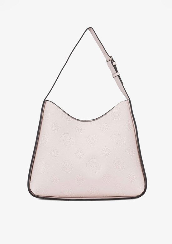 GUESS KEANDRA LARGE HOBO - HWPL9323030 Kadın Krem Omuz Çantası
