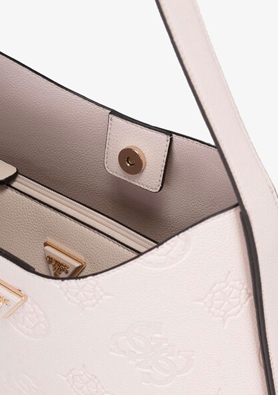 GUESS KEANDRA LARGE HOBO - HWPL9323030 Kadın Krem Omuz Çantası