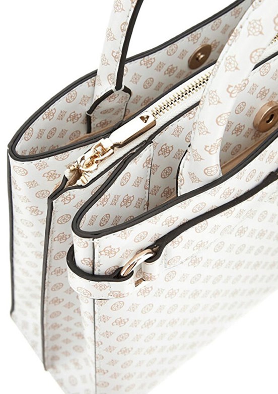 GUESS ARLENA LOGO GIRLFRIE - HWPS9336060 Kadın Beyaz El Çantası