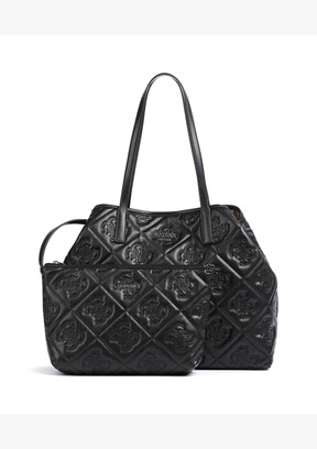 GUESS VIKKY II LARGE TOTE - HWQM9318290 Kadın Siyah El Çantası
