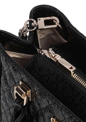GUESS YARMILLA LUXURY SATC - HWGG9322060 Kadın Siyah El Çantası