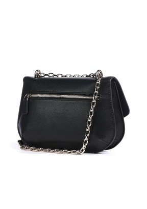 GUESS ILIA CONVERTIBLE XBO - HWVG8569210 Kadın Siyah Omuz Çantası