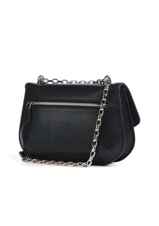 GUESS ILIA CONVERTIBLE XBO - HWVG8569210 Kadın Siyah Omuz Çantası