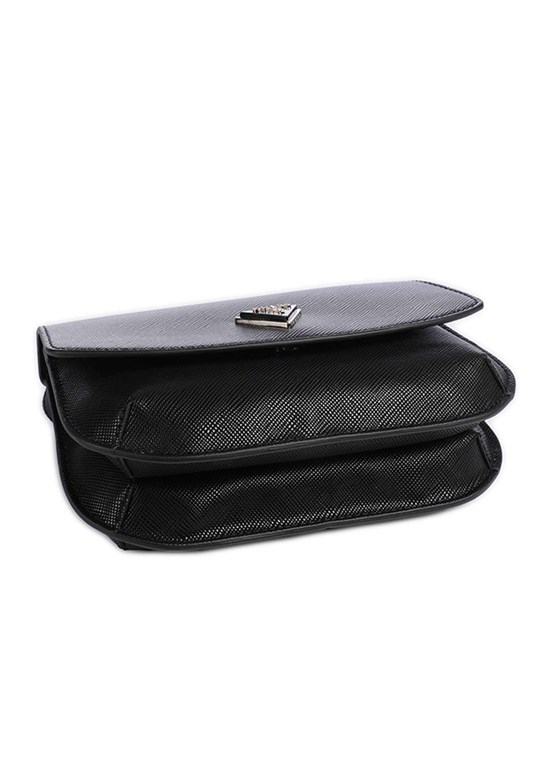 GUESS ILIA CONVERTIBLE XBO - HWVG8569210 Kadın Siyah Omuz Çantası