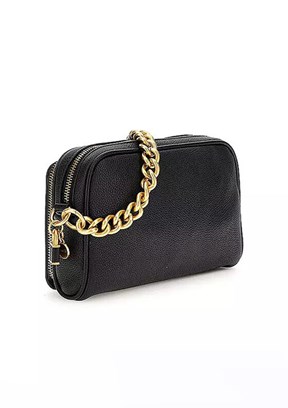 GUESS COSETTE CAMERA CROSS - HWVA9222140 Kadın Siyah Çapraz Çanta
