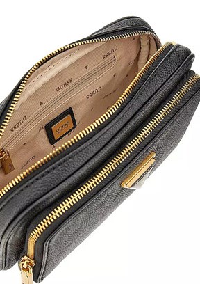 GUESS COSETTE CAMERA CROSS - HWVA9222140 Kadın Siyah Çapraz Çanta