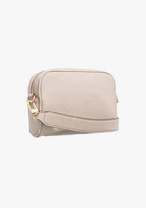 GUESS COSETTE CAMERA CROSS - HWVA9222140 Kadın Krem Çapraz Çanta