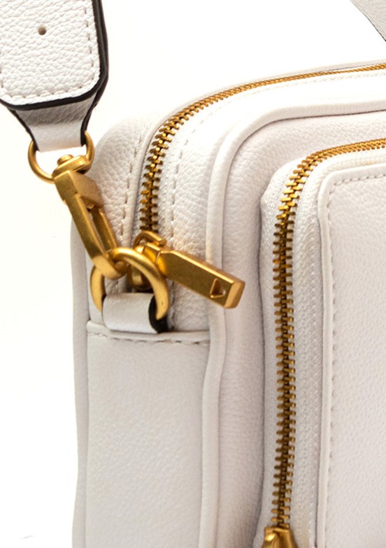 GUESS COSETTE CAMERA CROSS - HWVA9222140 Kadın Beyaz Çapraz Çanta