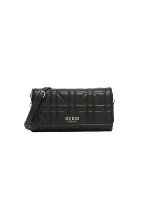 GUESS ASSIA CROSSBODY FLAP - HWQG8499790 Kadın Siyah El Çantası