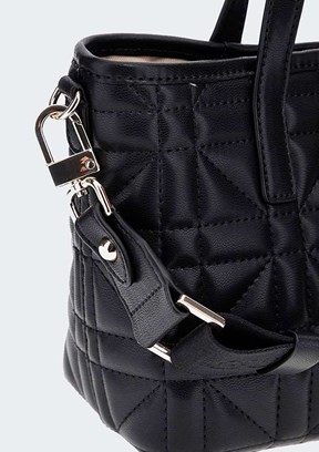 GUESS LATONA MINI TOTE - HWQG9211750 Kadın Siyah El Çantası
