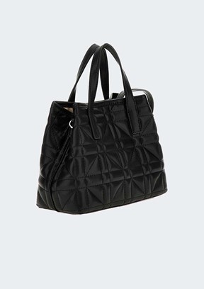 GUESS LATONA MINI TOTE - HWQG9211750 Kadın Siyah El Çantası
