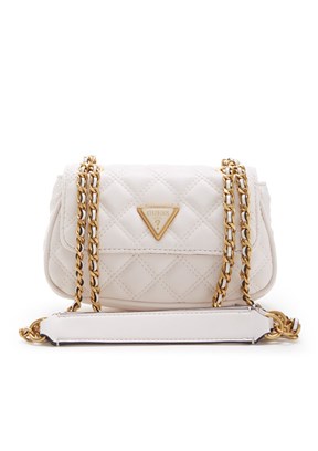 GUESS GIULLY MINI CNVRTBLE - HWQA8748780 Kadın Krem Çapraz Çanta