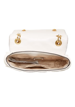 GUESS GIULLY MINI CNVRTBLE - HWQA8748780 Kadın Krem Çapraz Çanta