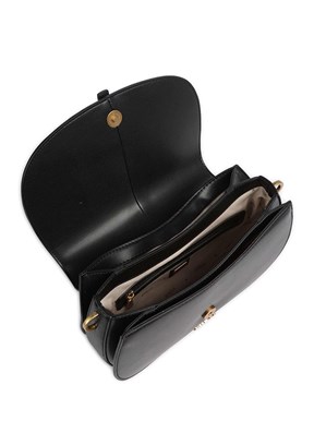 GUESS KUBA TRI CMPT FLAP S - HWVA9329200 Kadın Siyah Omuz Çantası