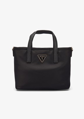 GUESS LATONA MINI TOTE - HWYY9211750 Kadın Siyah El Çantası