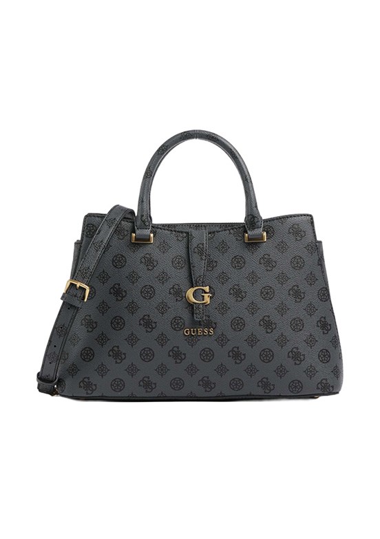 GUESS KUBA TRI COMPARTMENT - HWPA9329060 Kadın Antrasit El Çantası